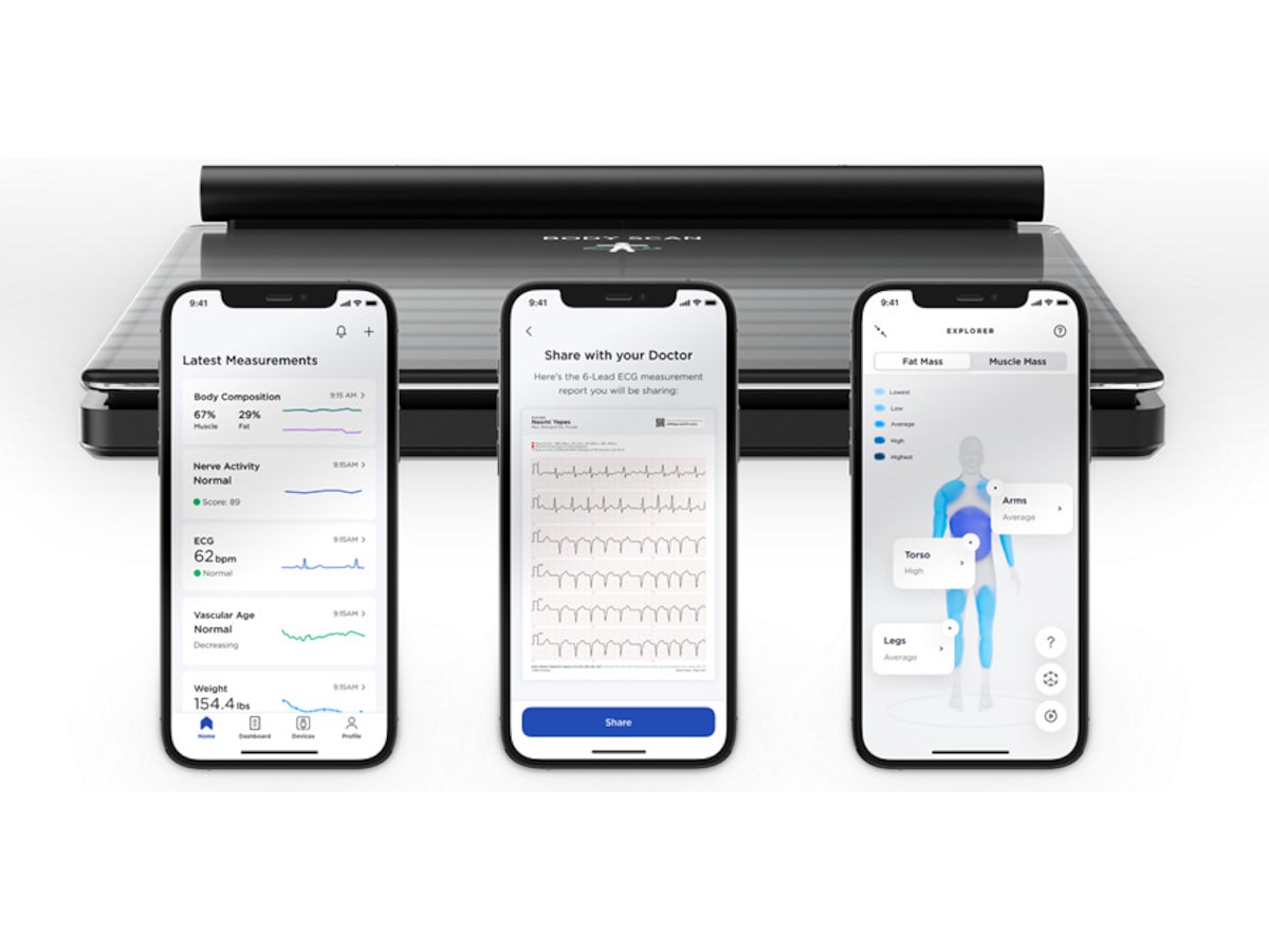 Withings Body Scan smart badevekt (sort) Badevekt