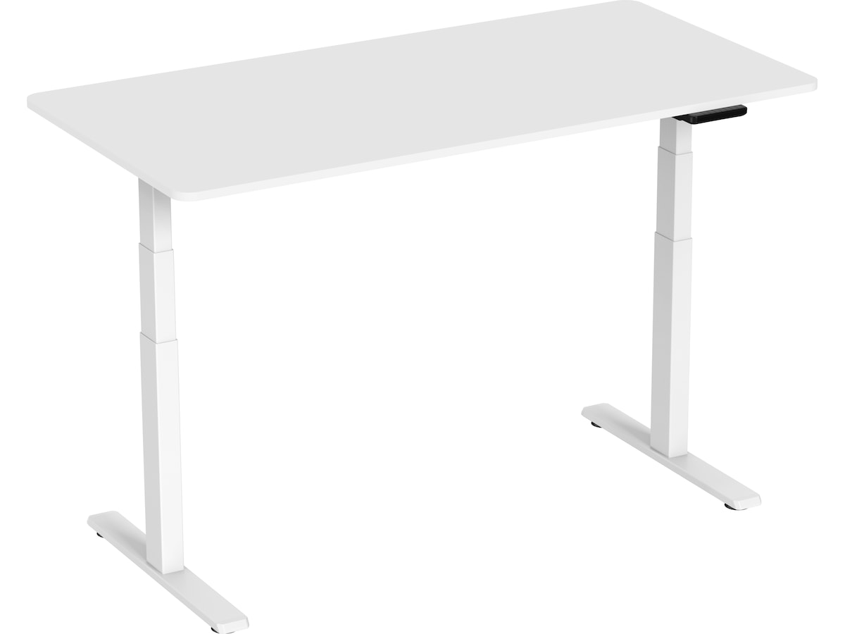 Ergonomisk Hev/Senk skrivebord 150cm (hvit) Skrivebord