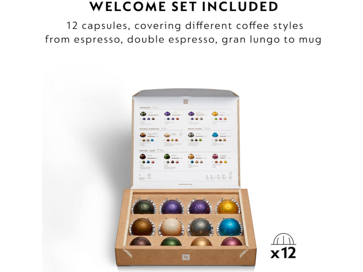 Nespresso Vertuo Pop By Delonghi Kapselmaskin ENV90.B (sort)  -B-Grade Demo hjem & fritid