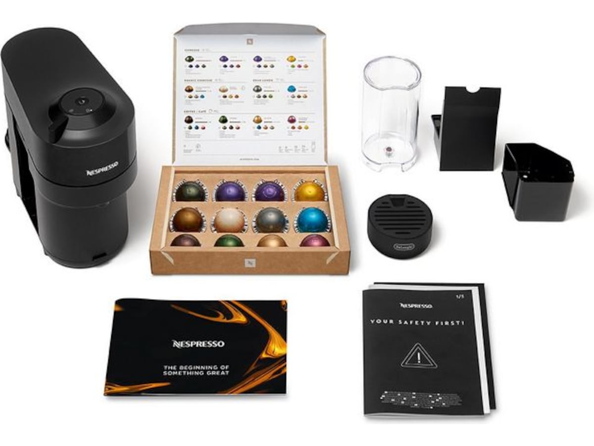 Nespresso Vertuo Pop By Delonghi Kapselmaskin ENV90.B (sort)  -B-Grade Demo hjem & fritid