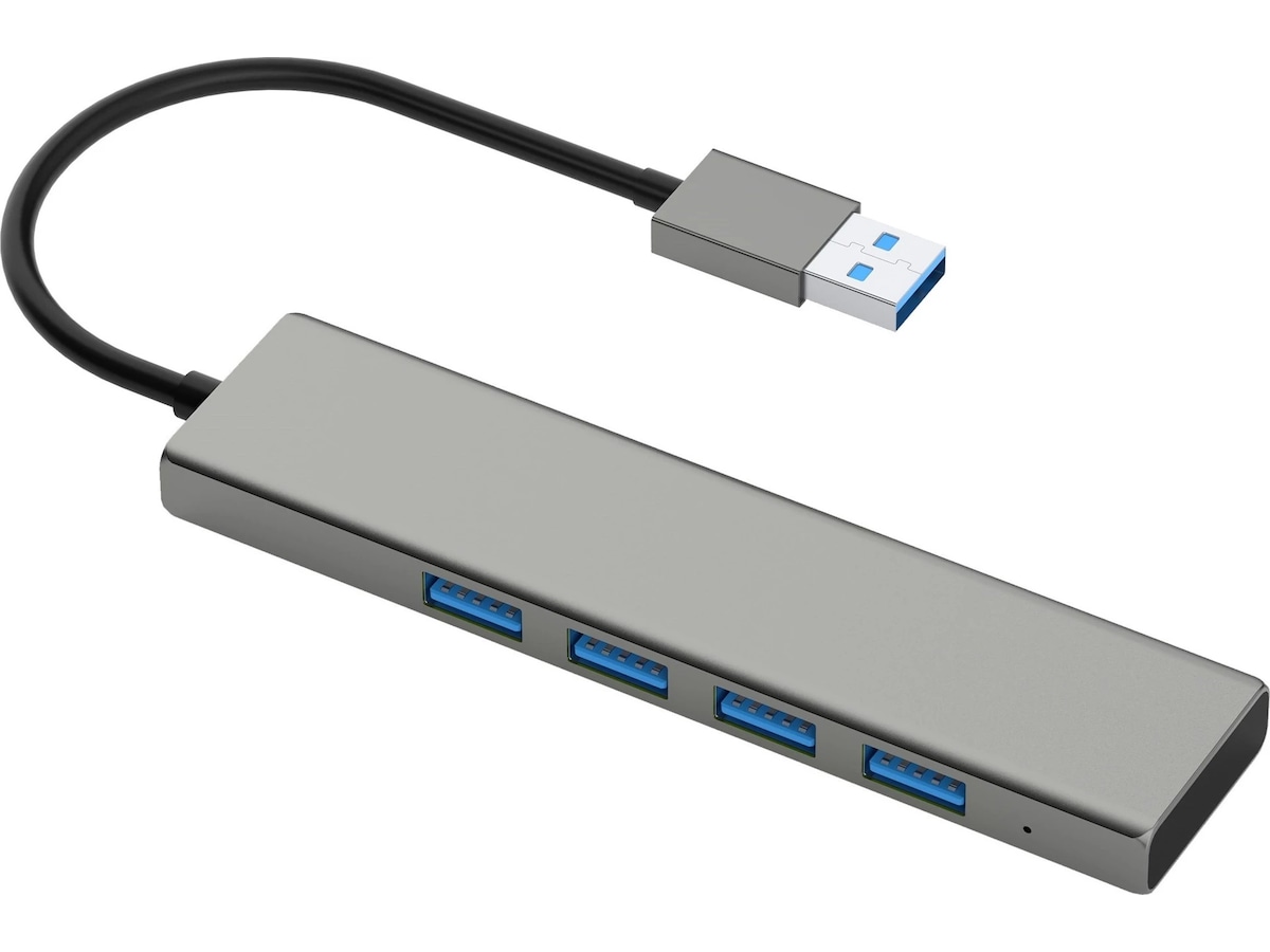 Andersson USB-A Hub (grå) Dockingstasjon & USB-HUB