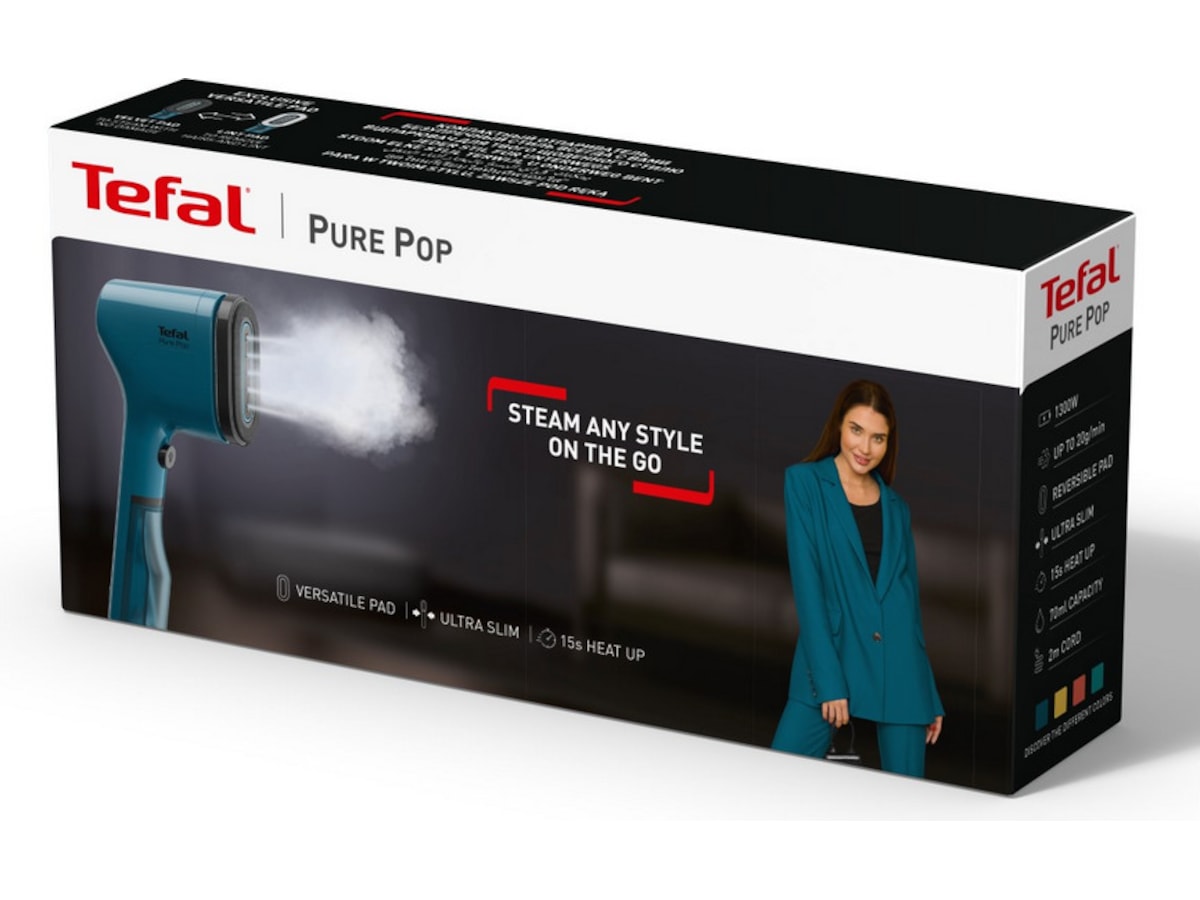Tefal Pure POP Garment Steamer (blå) Steamer