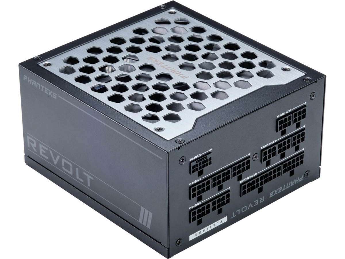 Phanteks Revolt 1000W Platinum PSU (sort) Enheter
