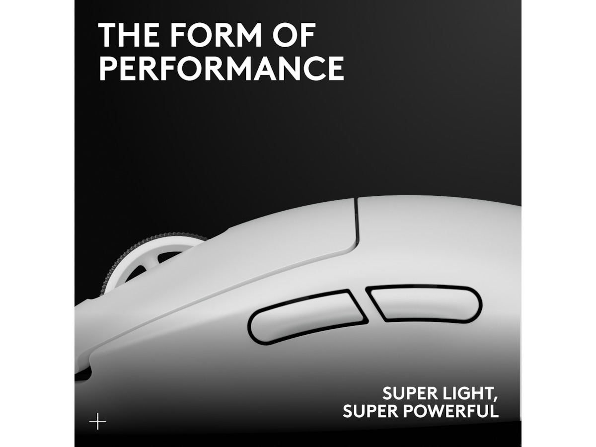 Logitech G Pro X Superlight 2 Lightspeed Trådløs Gamingmus (hvit) Gamingmus