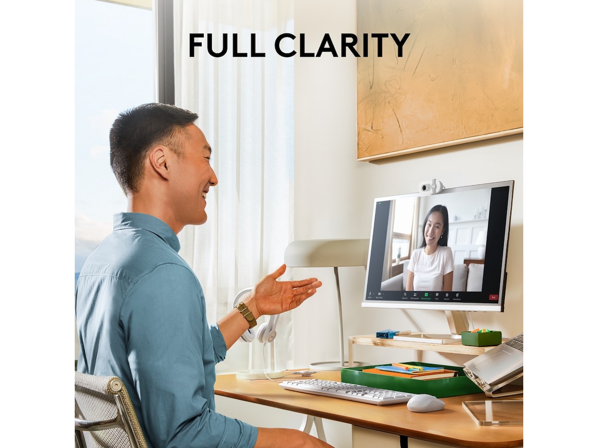 Logitech Brio 100 Full HD webkamera (off-white) Webkamera