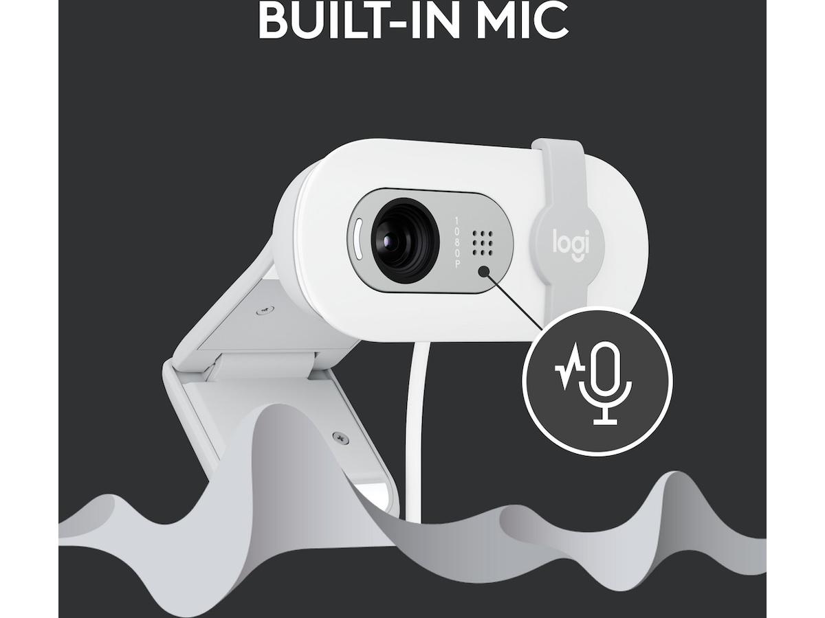 Logitech Brio 100 Full HD webkamera (off-white) Webkamera