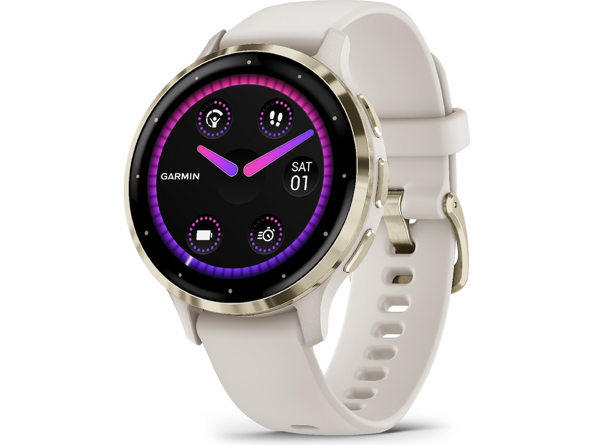 Garmin Venu 3S 41mm GPS (ivory/soft gold) Smartklokker