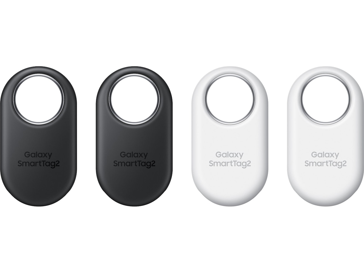 Samsung Galaxy SmartTag2 sporingsbrikke 4-pack (sort/hvit) Sporingsbrikke & GPS