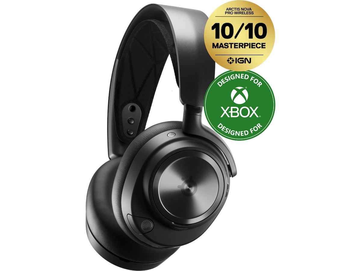 SteelSeries Arctis Nova Pro trådløst gamingheadset med aktiv støyreduksjon Gamingheadset