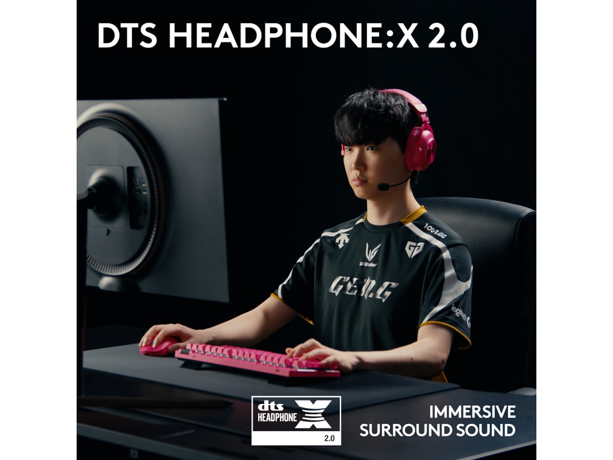 Logitech Pro X 2 Lightspeed Trådløst Gaming Headset (rosa) Gamingheadset