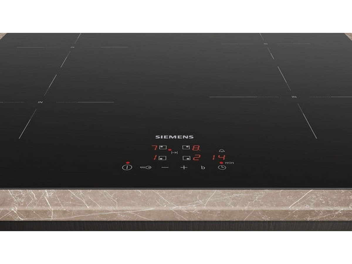 Siemens iQ100 EU611BEB5X Induksjonstopp (sort) Induksjonstopp