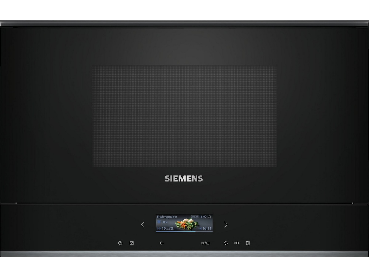 Siemens iQ700 BF722L1B1 Mikrobølgeovn (sort) Mikrobølgeovn