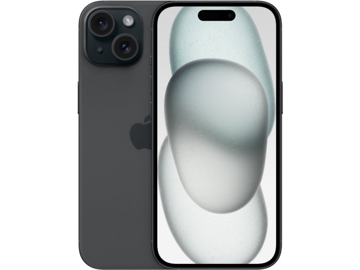 iPhone 15 128GB (sort) -B-Grade Demo mobiltelefoner