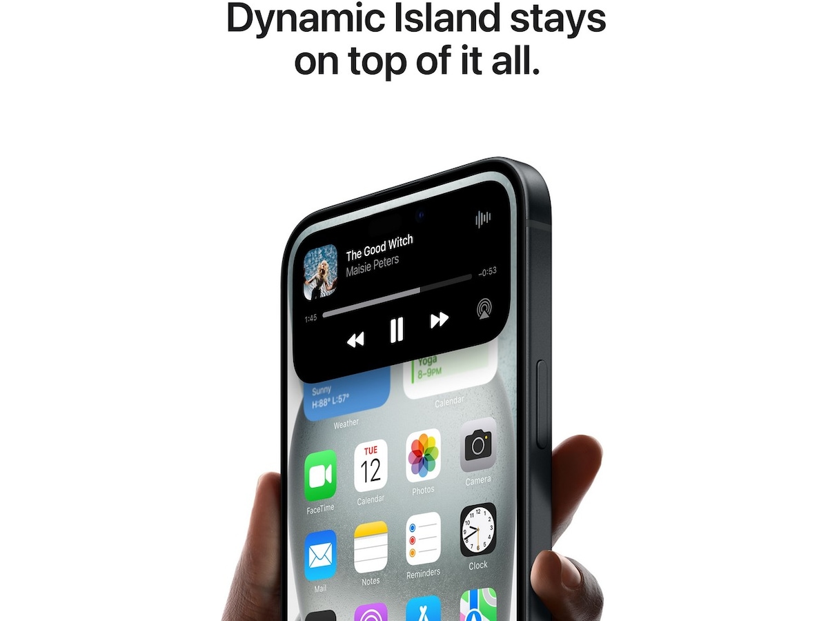 iPhone 15 128GB (sort) -B-Grade Demo mobiltelefoner