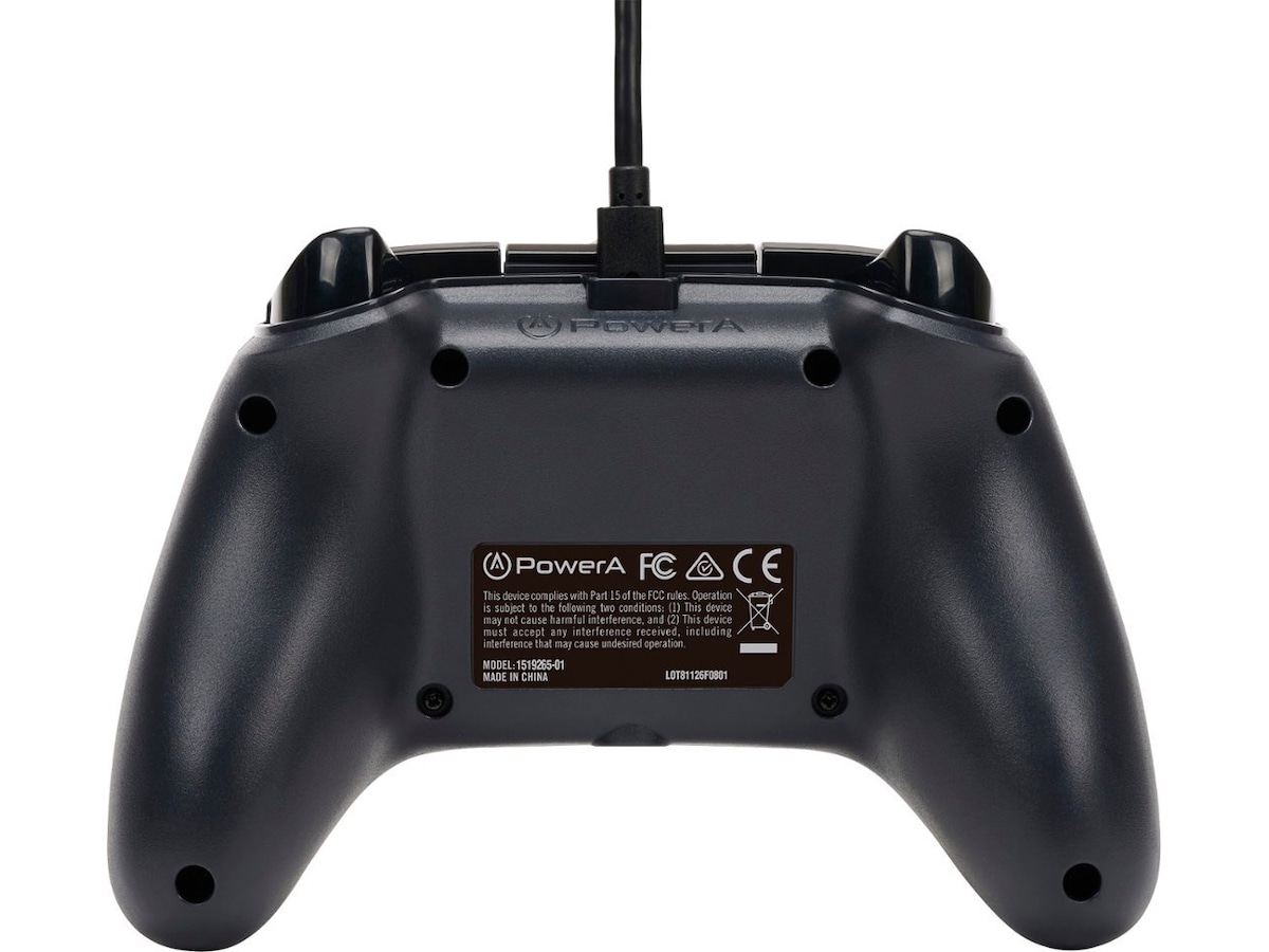 PowerA Wired Controller (sort) Tilbehør til spillkonsoller