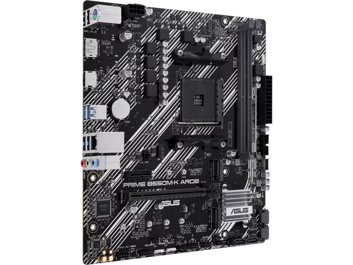ASUS PRIME B550M-K ARGB Hovedkort AMD Socket