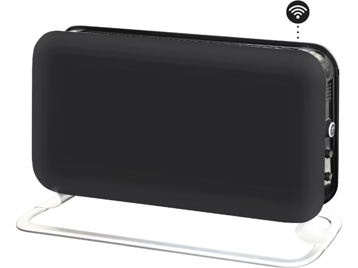 Mill WiFi gulvovn 1200W (sort) 2-pack Frittstående varmeovner