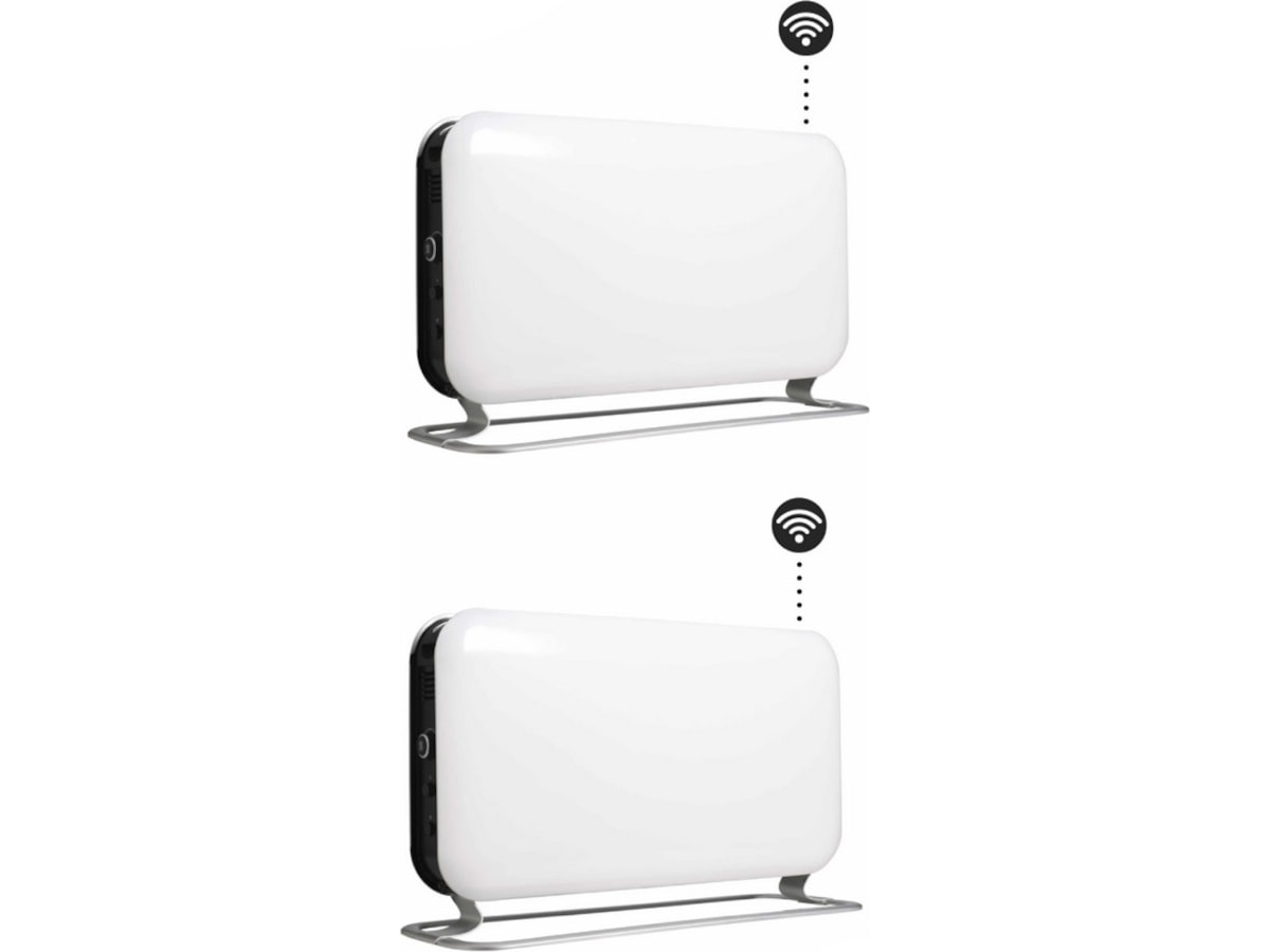 Mill WiFi gulvovn 1200W (hvit) 2-pack Frittstående varmeovner