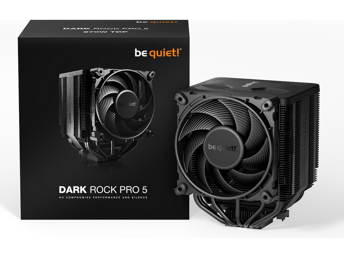 be quiet! Dark Rock Pro 5 CPU Kjøler (sort) CPU - Luftkjøling