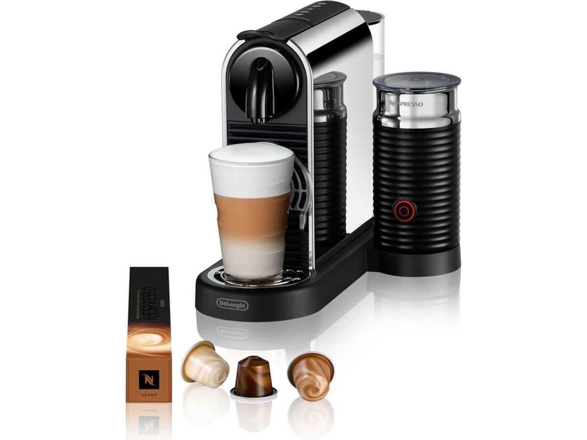 Nespresso CitiZ & Milk by De'Longhi Kapselmaskin (sort) Kapselmaskiner