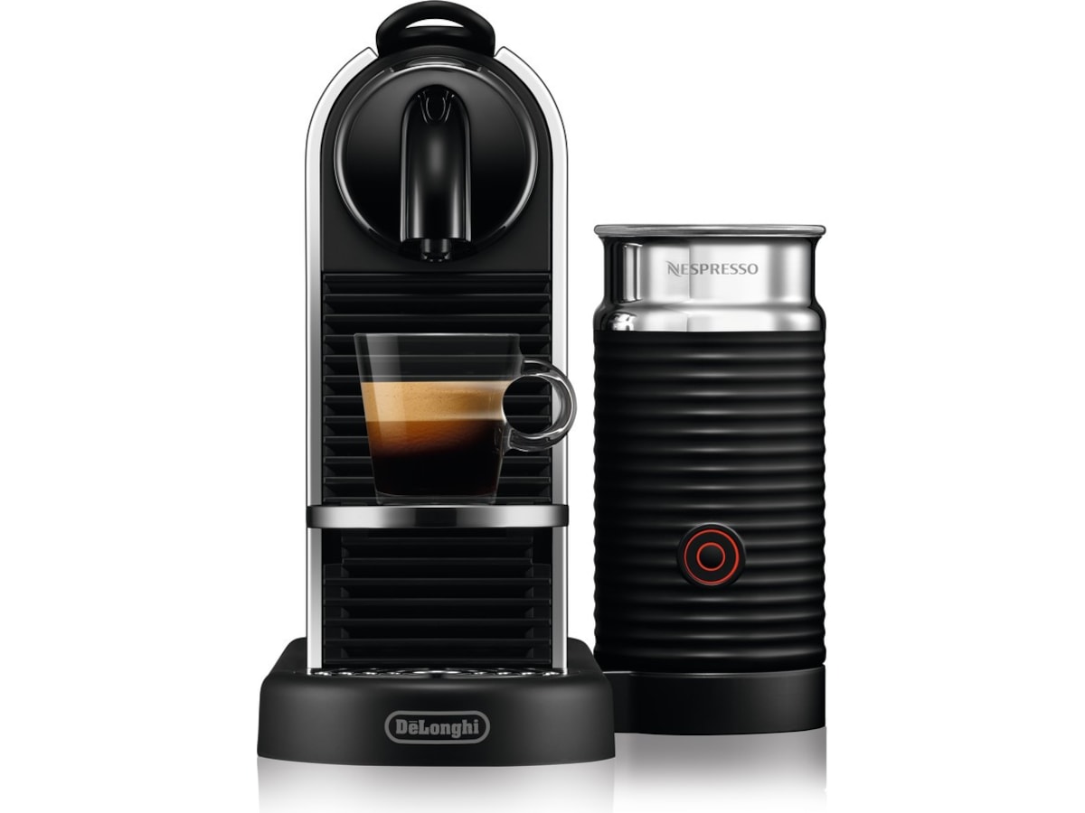 Nespresso CitiZ & Milk by De'Longhi Kapselmaskin (sort) Kapselmaskiner