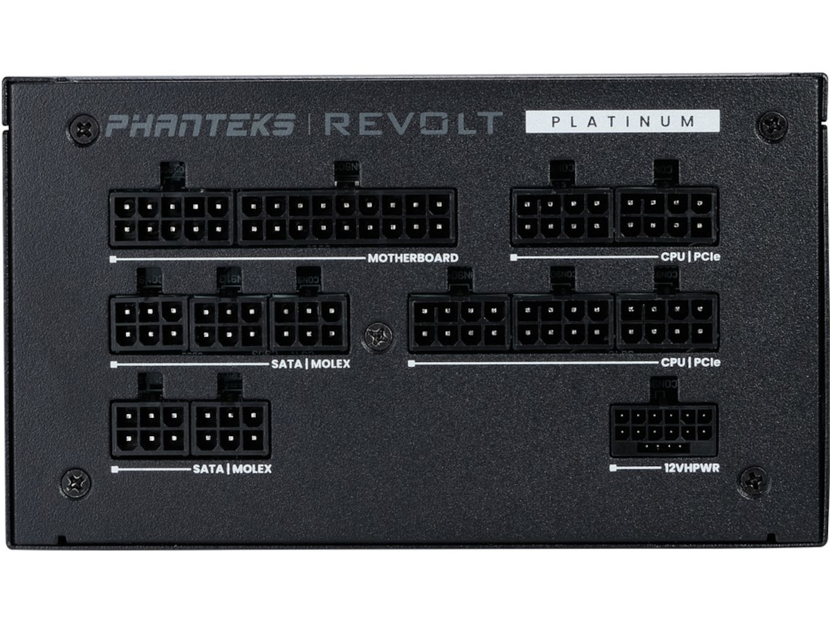 Phanteks Revolt 1000W Platinum PSU (sort) -B-Grade Demo annet i datautstyr
