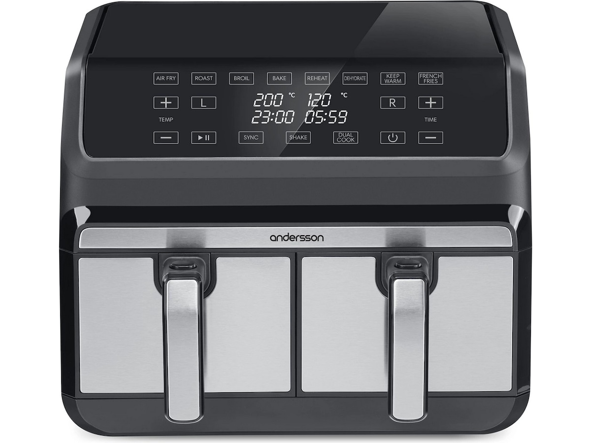 Andersson AFR 2.5 airfryer med 2 kurver (sort) Airfryer