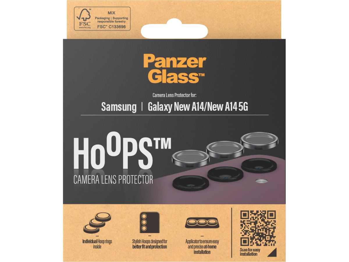 PanzerGlass Galaxy A15 / A15 5G Hoops Linsebeskytter Skjermbeskytter