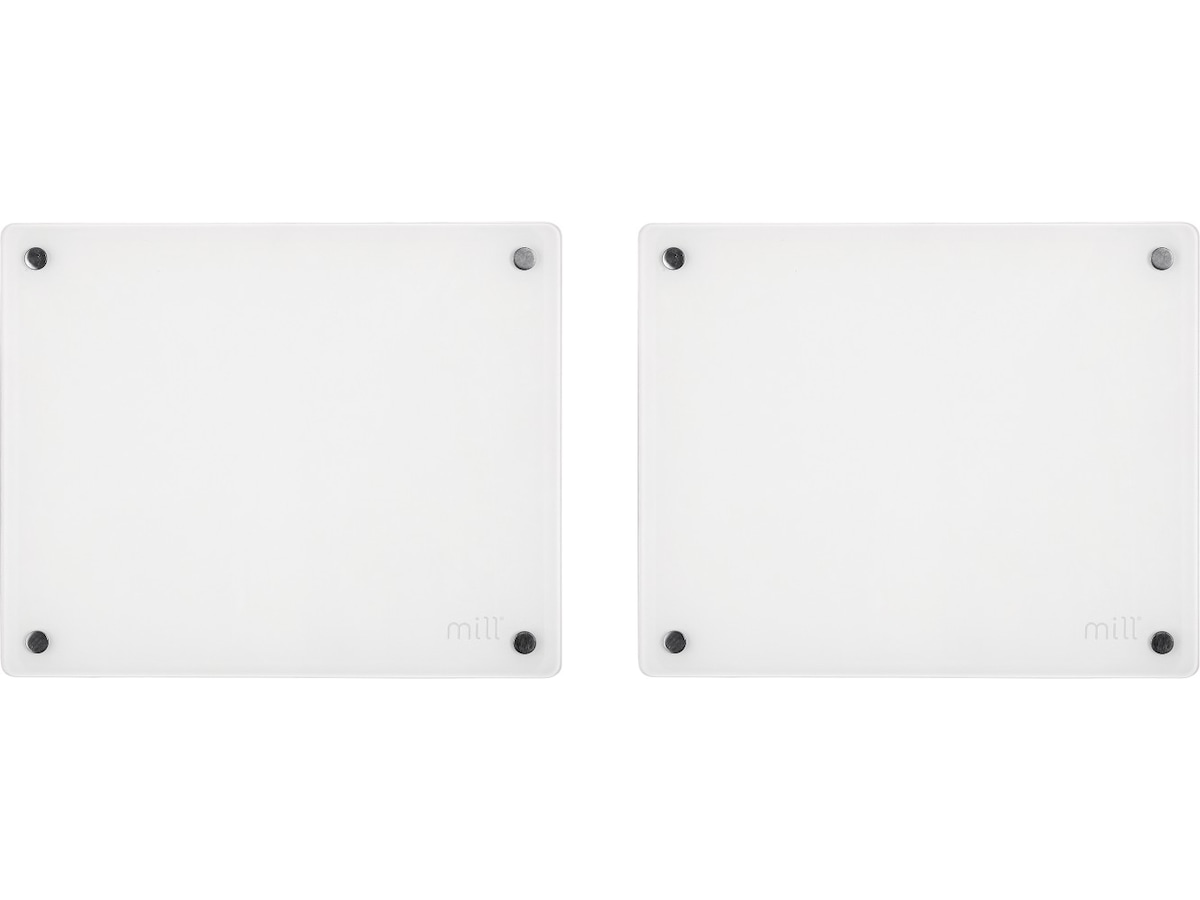 Mill Glass MB250 Panelovn 250W (hvit) 2-pack Panelovner