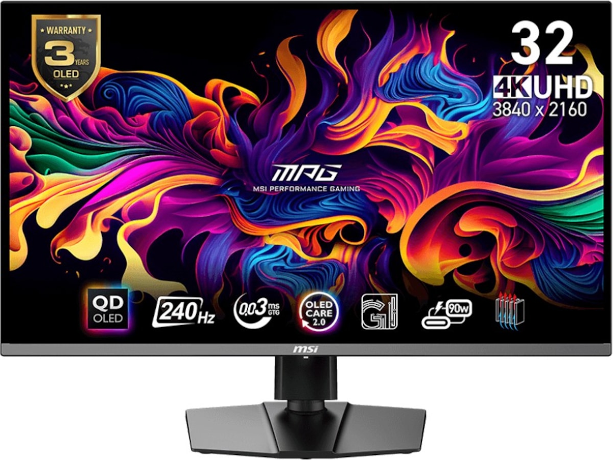 MSI 32" 4K gamingskjerm MPG 321URX Gamingskjermer