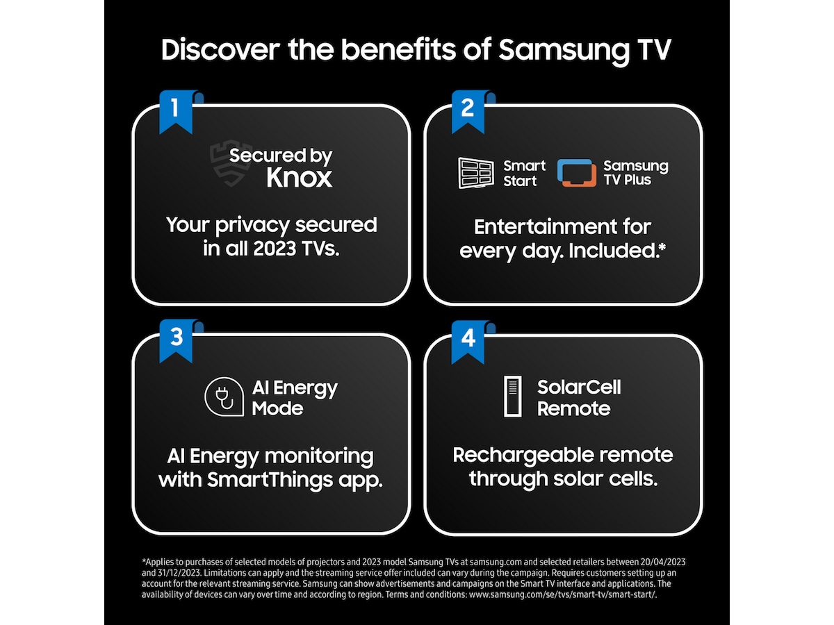 Samsung 32" The Frame 2023 TQ32LS03C -B-Grade Demo TV/projektor