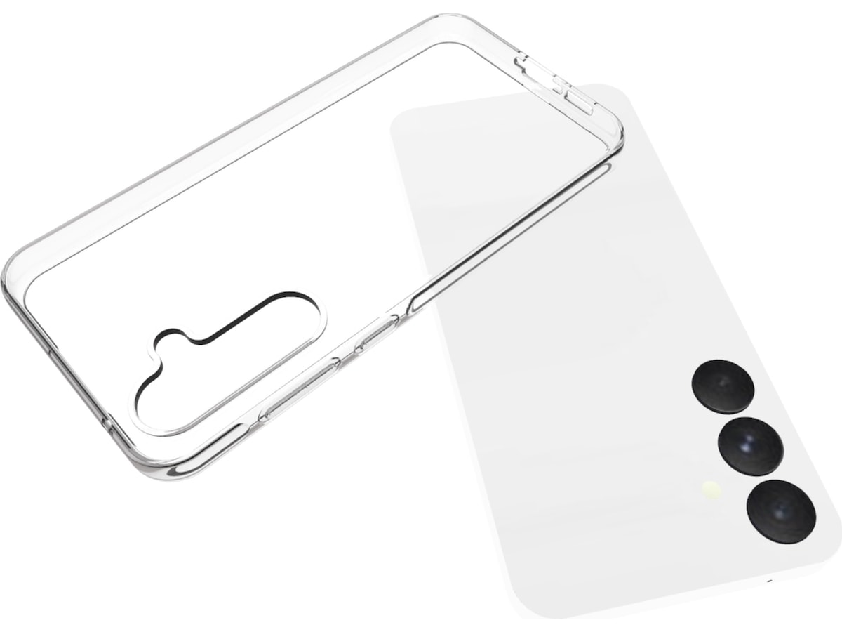 iiglo Samsung Galaxy A55 Silikondeksel (gjennomsiktig) Mobildeksel