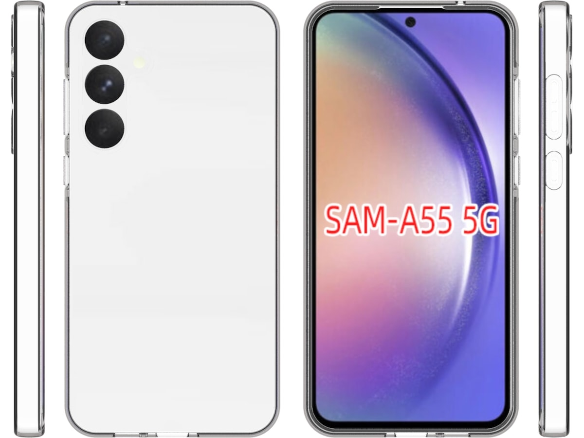 iiglo Samsung Galaxy A55 Silikondeksel (gjennomsiktig) Mobildeksel