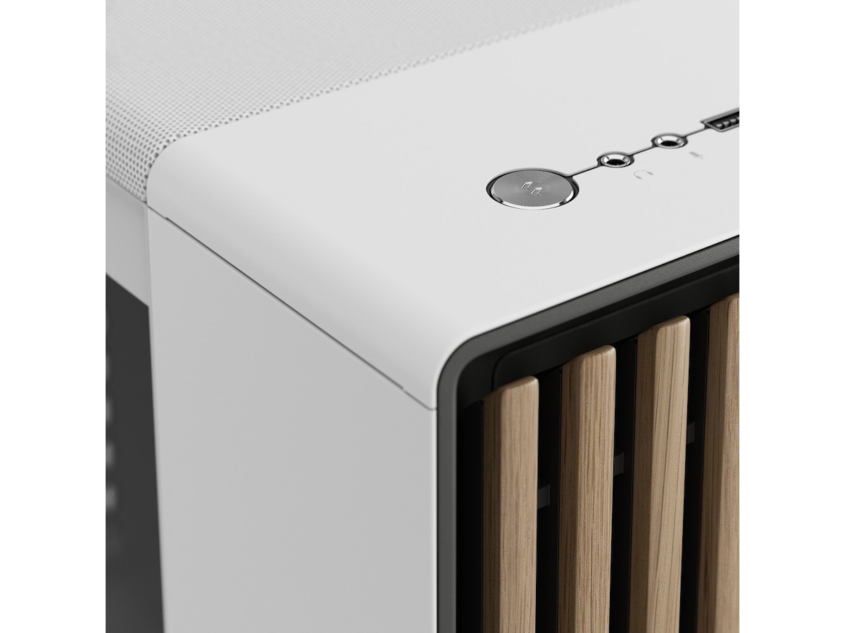Fractal Design North XL TG Clear Mid Tower (hvit) Midi tower