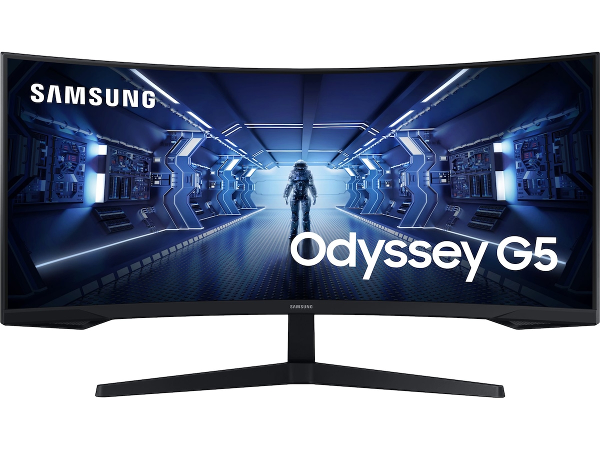 Samsung 34" Odyssey G5 curved gamingskjerm C34G55 Skjermer