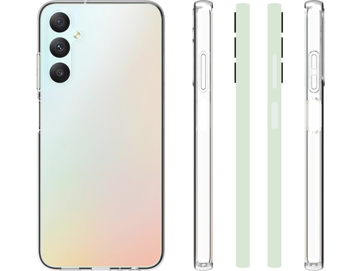iiglo Galaxy A05S Silikondeksel (gjennomsiktig) Mobildeksel
