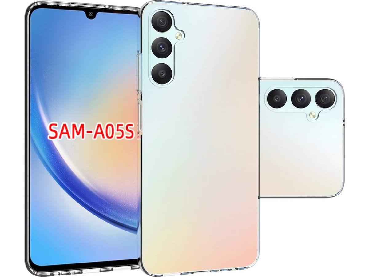 iiglo Galaxy A05S Silikondeksel (gjennomsiktig) Mobildeksel