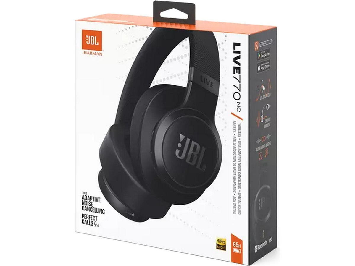 JBL LIVE 770NC Trådløse hodetelefoner, Over-Ear (sort) Hodetelefoner
