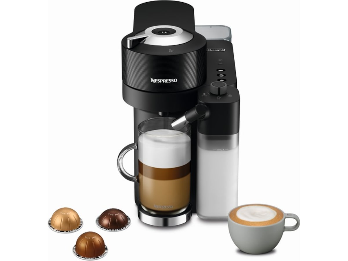 Nespresso Vertuo Lattissima by DeLonghi Kapselmaskin ENV300.B ( -B-Grade Demo hjem & fritid