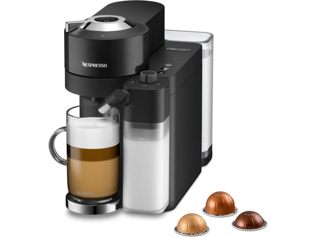 Nespresso Vertuo Lattissima by DeLonghi Kapselmaskin ENV300.B ( -B-Grade Demo hjem & fritid