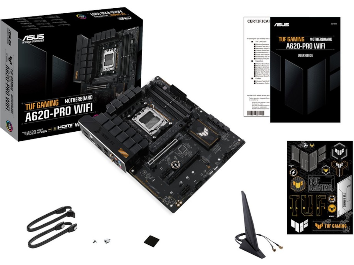 Asus TUF Gaming A620-PRO WIFI Hovedkort -B-Grade Demo hovedkort