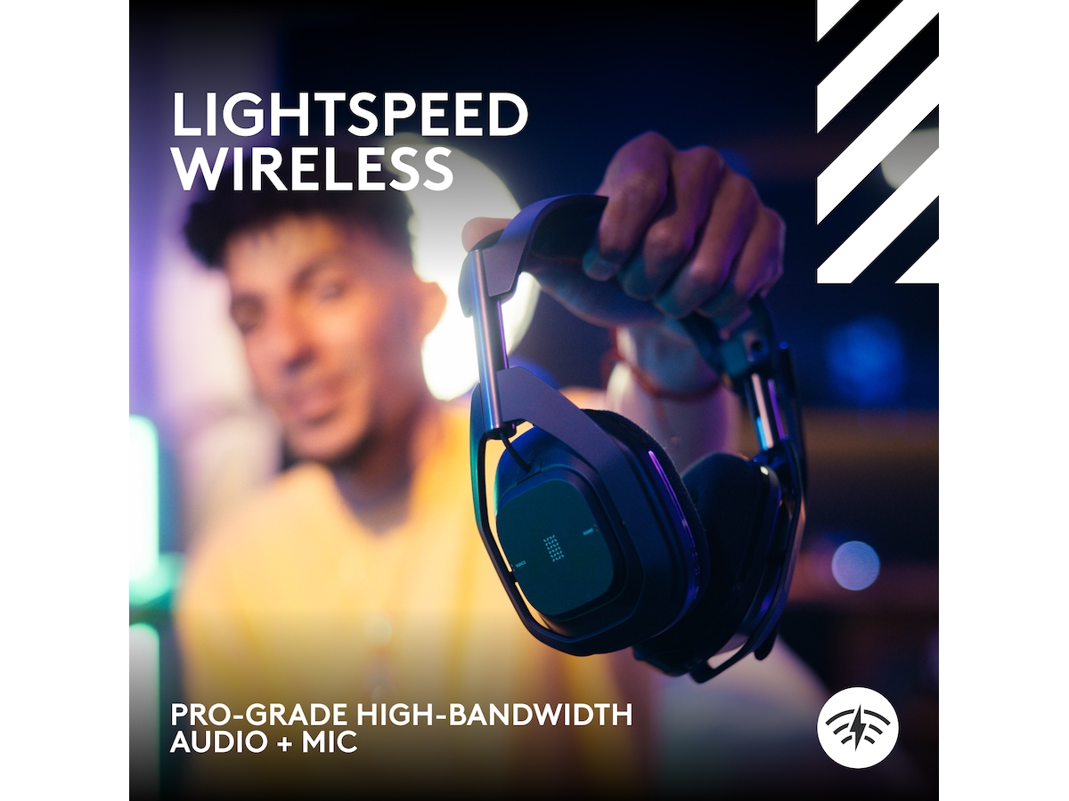 Astro A50 X LIGHTSPEED Trådløst Gaming headset + ladestasjon (sort) Gamingheadset