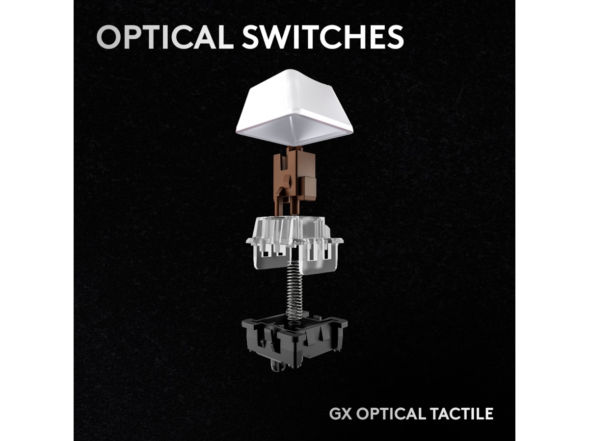 Logitech G Pro X 60 Lightspeed Tactile trådløst gamingtastatur (hvit) Gamingtastatur