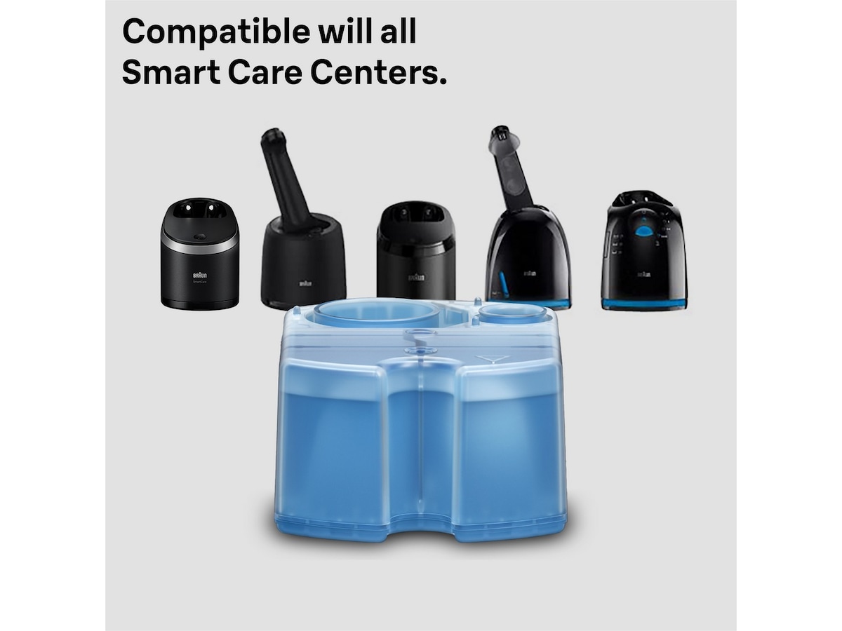 Braun 3-i-1 ShaverCare Refillpatroner for SmartCare-Stasjoner 4 stk Tilbehør til barbermaskiner