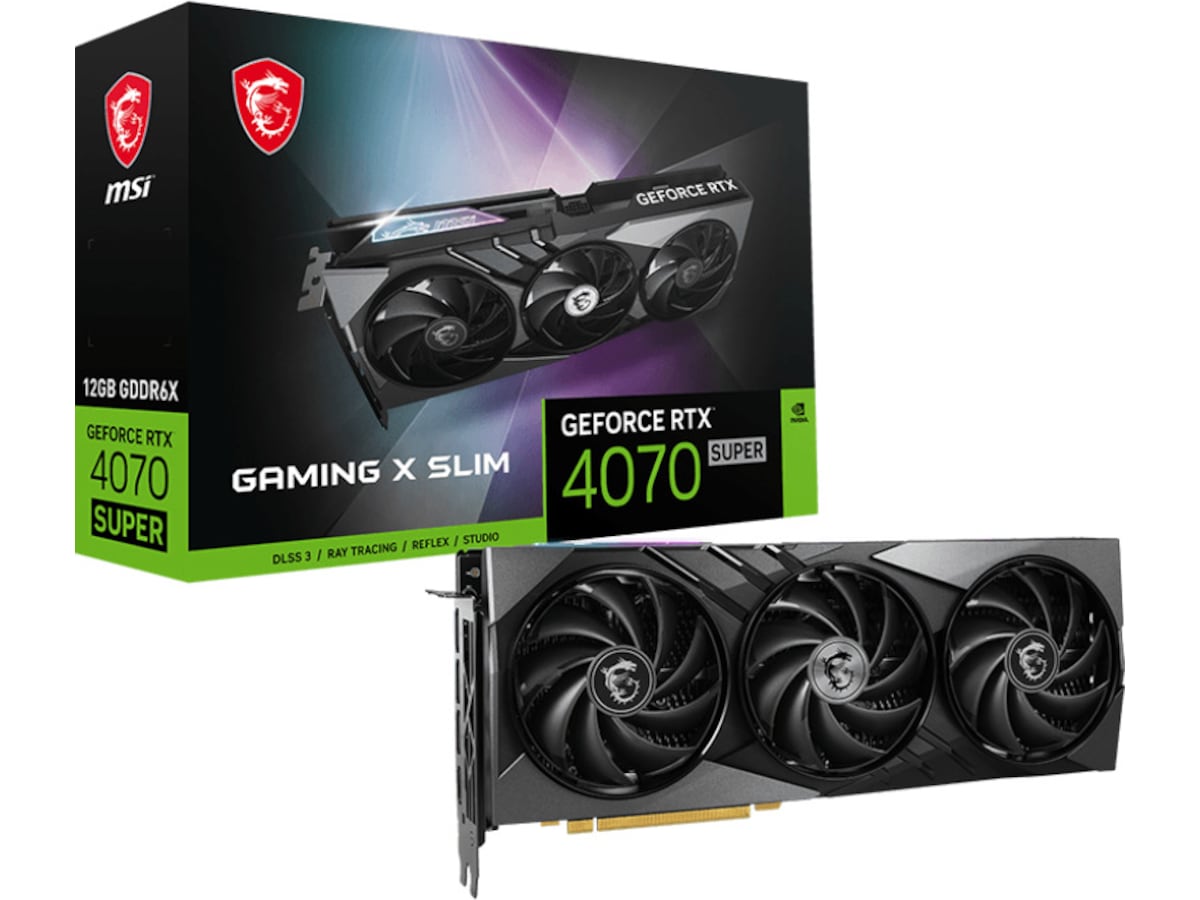MSI GeForce RTX Gaming X Slim 4070 SUPER -B-Grade Demo skjermkort