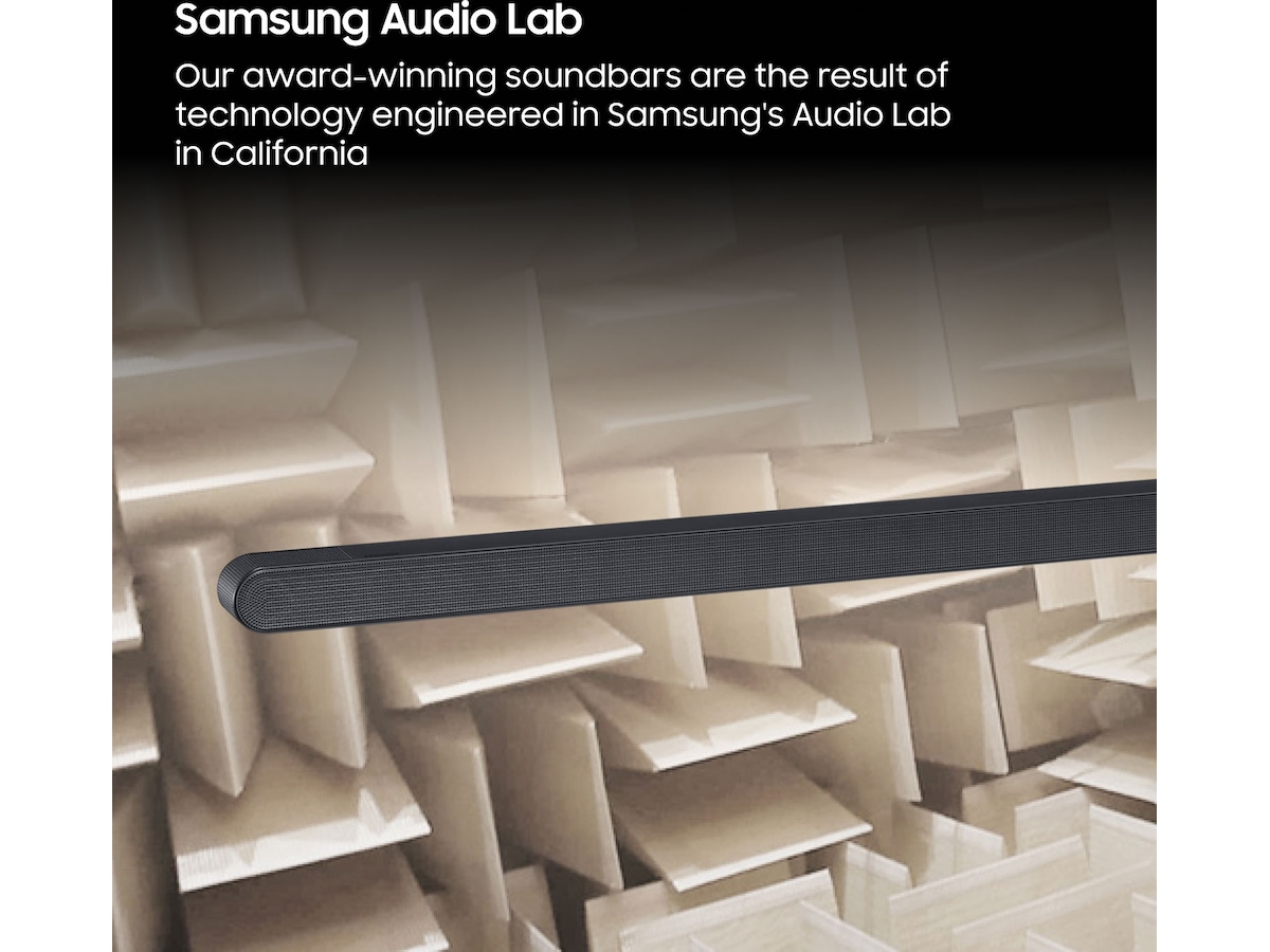 Samsung HW-S810D soundbar med subwoofer (sort) Lydplanker