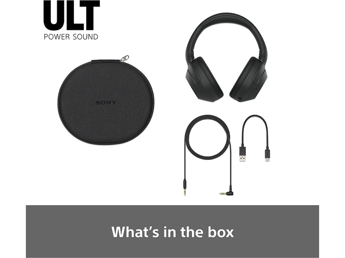 Sony ULT WEAR trådløse hodetelefoner Over-Ear med mic (sort) Hodetelefoner