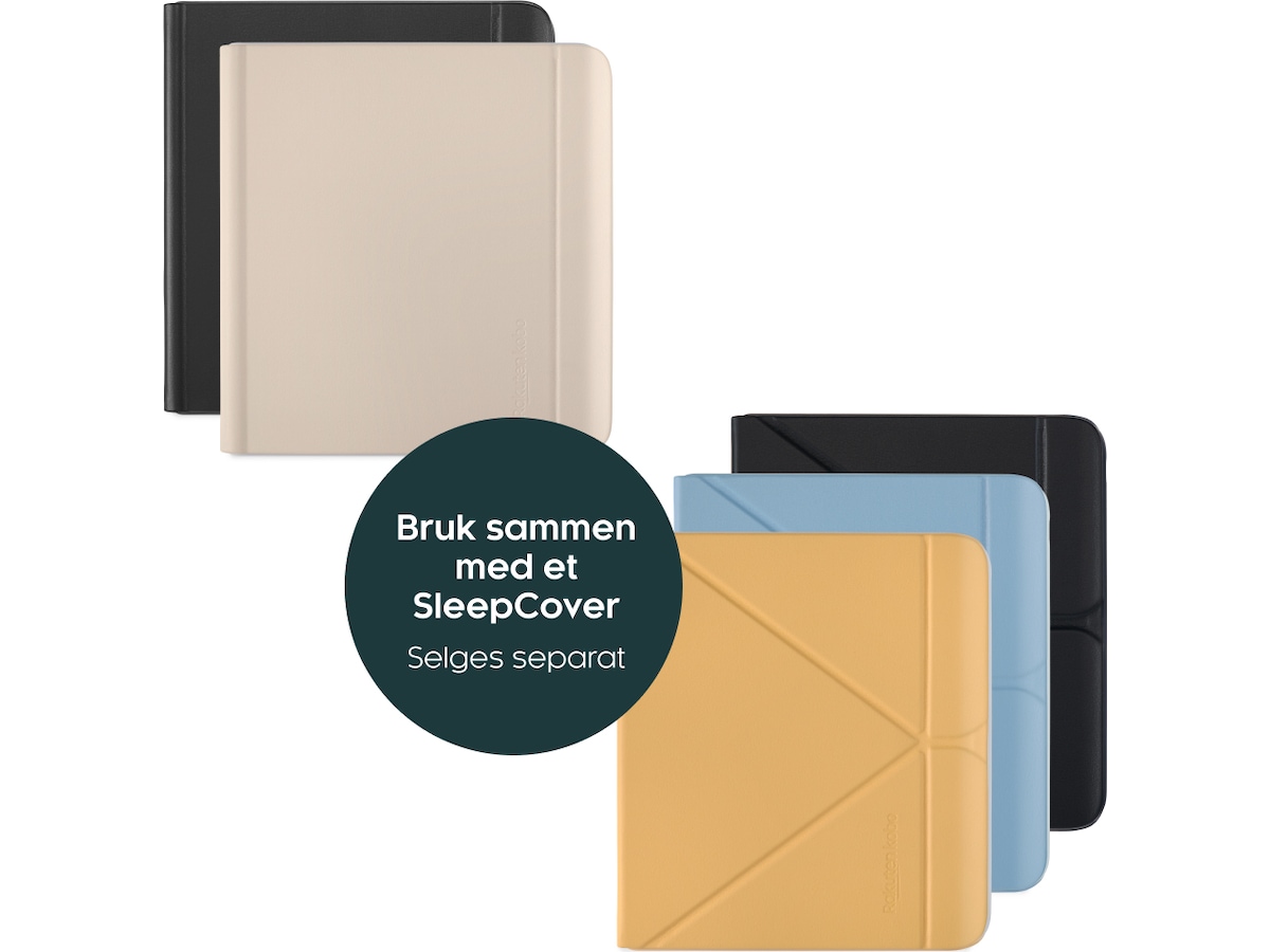 Kobo Libra Colour 7" 32GB (hvit) Lesebrett