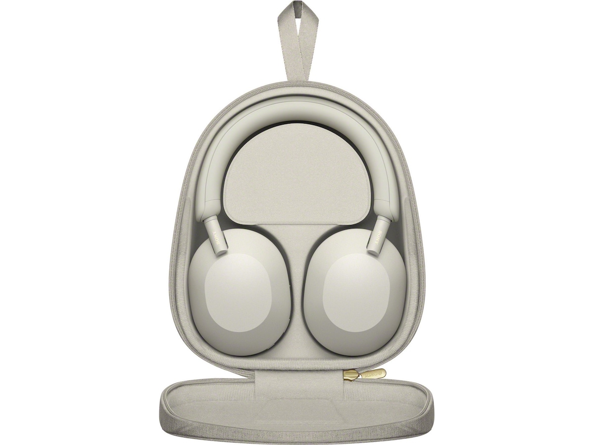 Sony WH-1000XM5 trådløse hodetelefoner, Over-Ear (sølv) Hodetelefoner