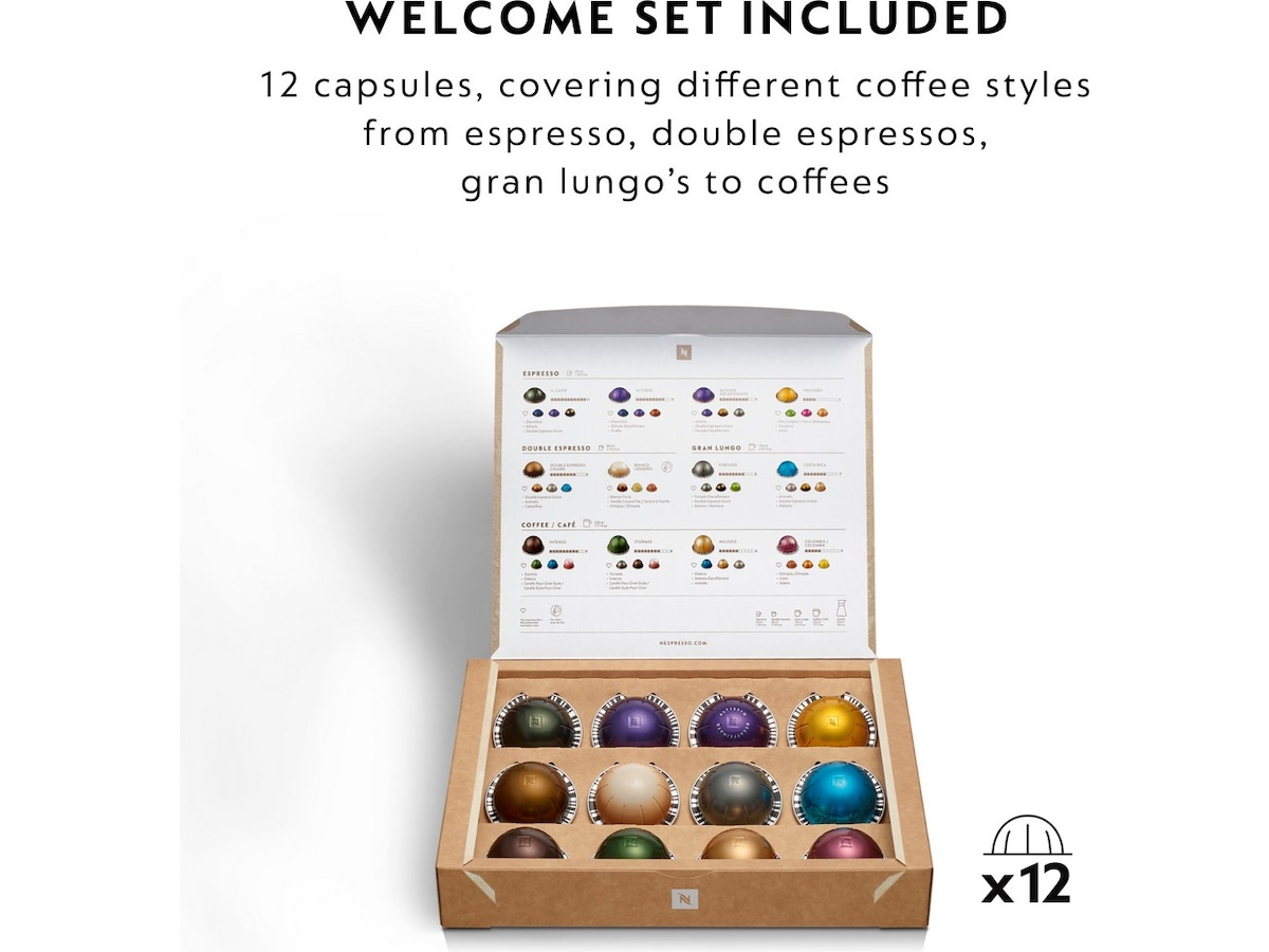 Nespresso Vertuo Next by De'Longhi Kapselmaskin (sort) -B-Grade Demo hjem & fritid